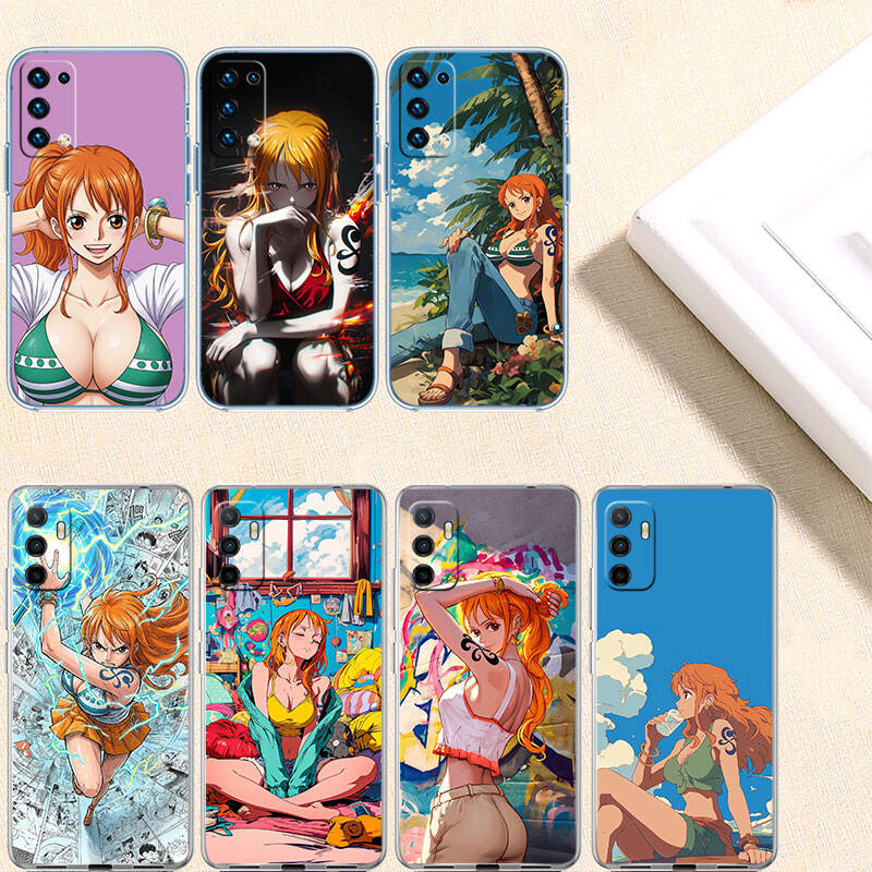 MH120 One Piece Nami Case for Motorola E7 G6 G7 G8 G9 Plus Power Play G10 G20 G04 E30 E40 E22 E20 E13 E15 G22 G23 G05 G75 G35 G55