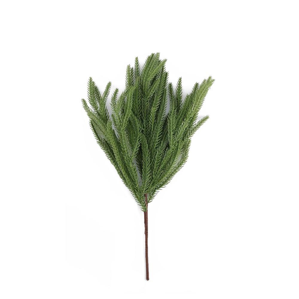Plastic Simulation Ceder Branches DIY Wreath Christmas Pine Stem Christmas