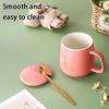 400Ml Ceramic Mug Gift Set – Handheld Coffee/Tea Cup With Handle & Spoon In Gift Box