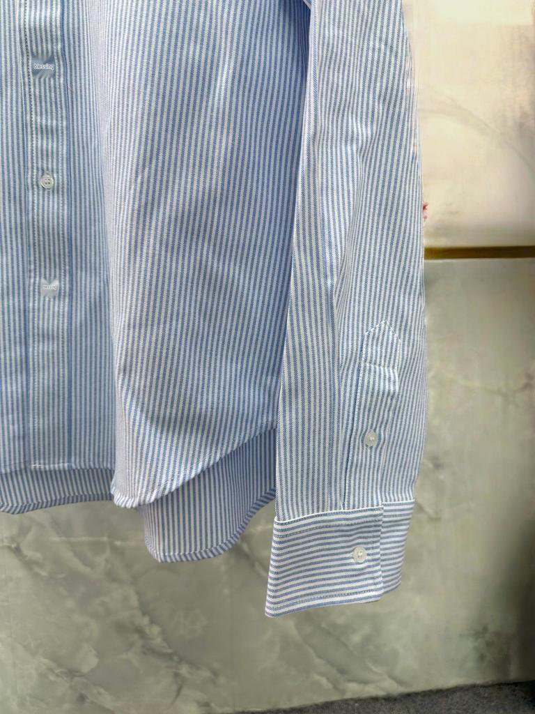 Ralph Lauren Early Spring Striped Long Sleeve Blouse