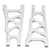 Aluminium Alloy Front Rear Universal Suspension Arm for Traxxas Slash 110 RC Car (Silver)