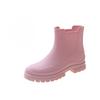 Chelsea Women's Rain Boots Plastic Waterproof Shoes Outdoor Lightweight Water Shoes Non-slip Rubber Shoes