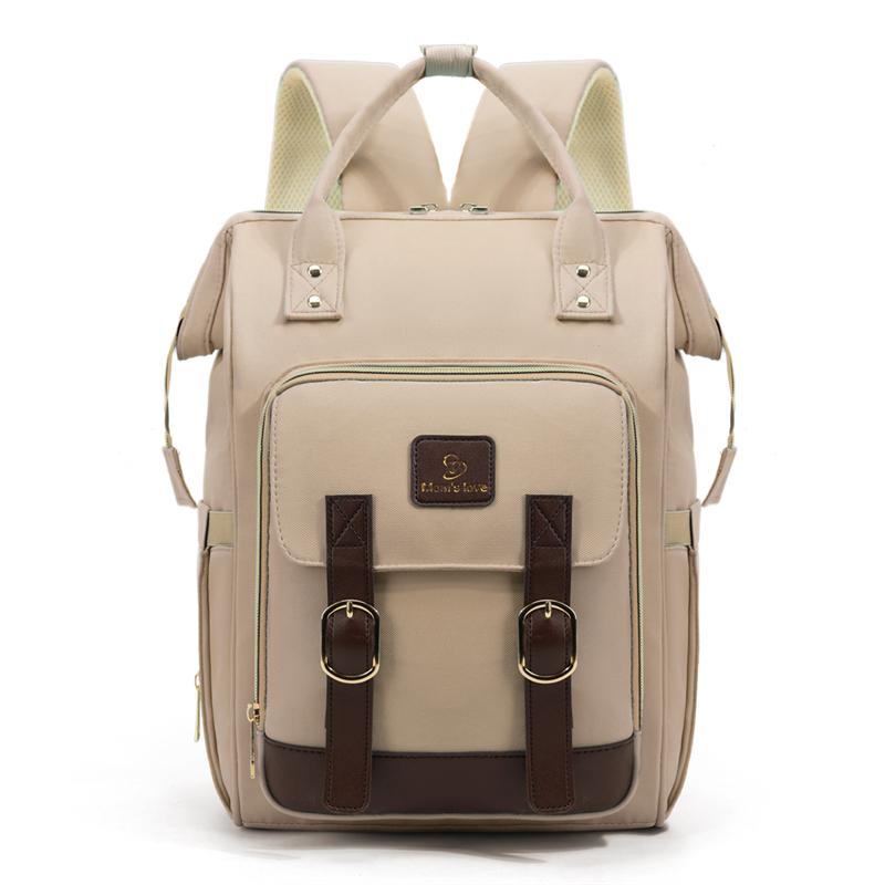 Schoolbag Women's Black High Quality Lunch Bag Large Capacity Mom Bag Fashion Casual Backpack Waterproof Multi Functional Handbags