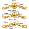 2/5 Stück Verschlüsse, Zubehör, magnetischer Hummer für Halskette, Armband, Hummerkugelhaken