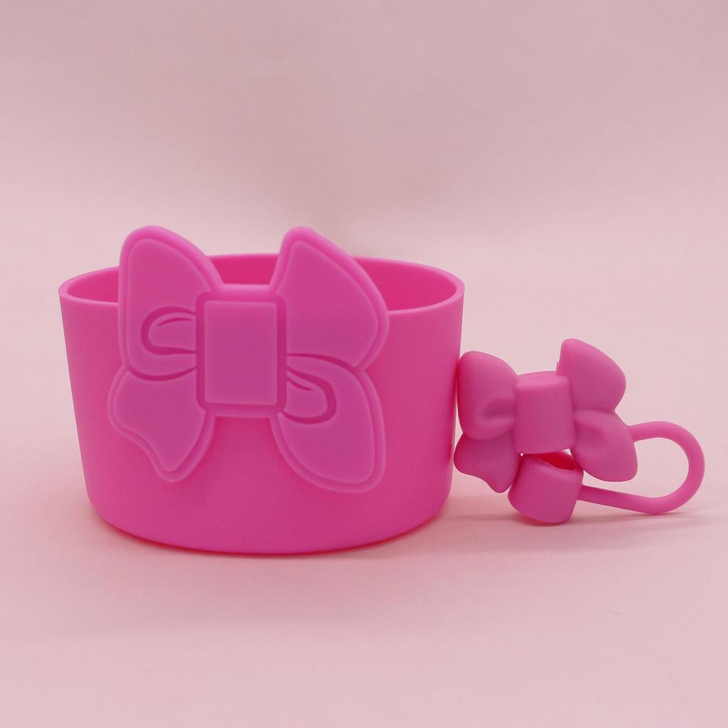 Silicone Insulated Cup Sleeve: Stanley Water Bottle Bottom Cover & Protective Sleeve