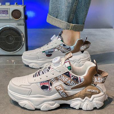 Putian Herrenschuhe Herbst atmungsaktiv Mode Trend Casual Sport Laufschuhe vier Jahreszeiten dicke Sohle erhöhend Dad Shoes