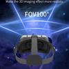 3D Virtual Reality Glasses  - Smartphone Compatible VR Headset for Immersive Movie Watching & Gaming, 100° Panorama Digital VR Goggles
