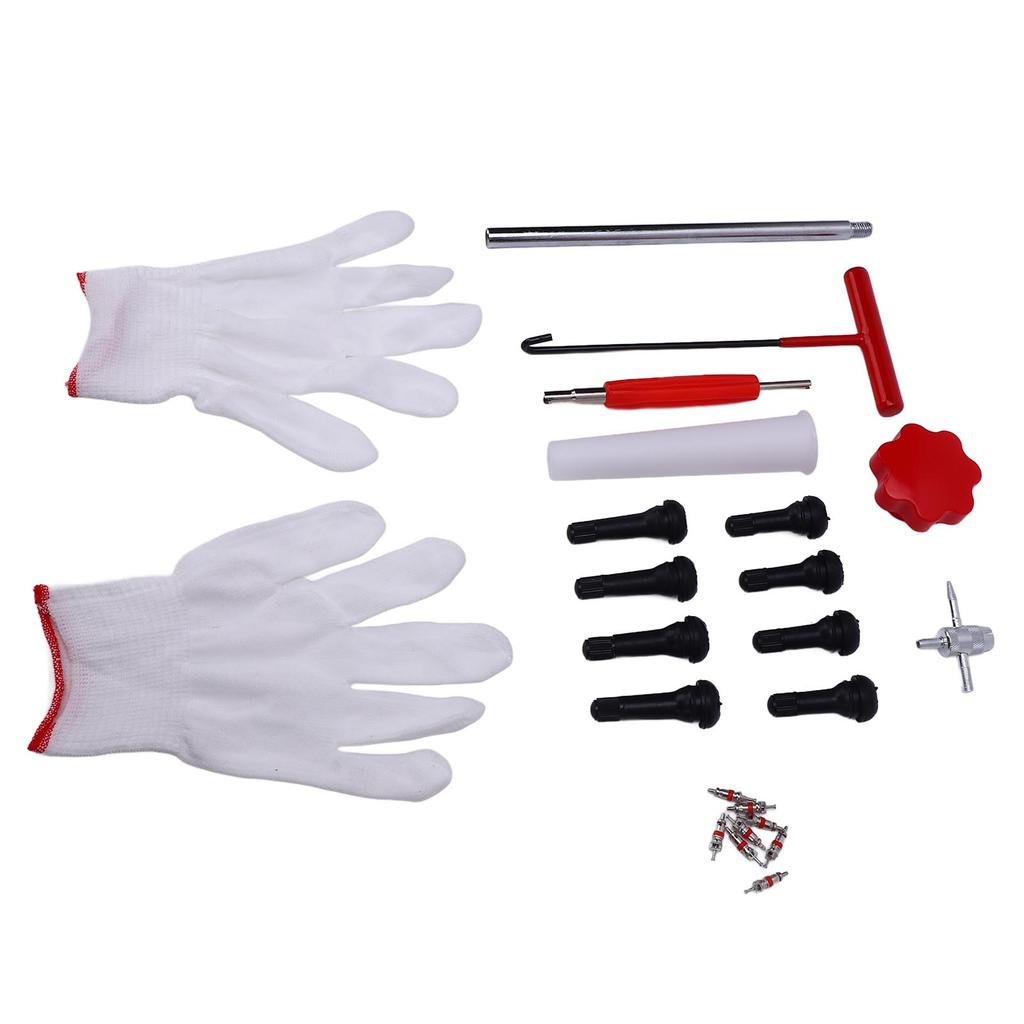 24PCS Tire Valve Change Tool Quick Change Tire Valve Repair Install Tool for Replacing Leaky Valves In Cars ATVs Trucks
