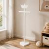 Wooden Baby Clothing Rack 2-Pack, Freestanding Hanging Stations, Baby Shower Centerpiece, Display Stand Hanger for Coat, Dresses, Uniforms, Hats, and