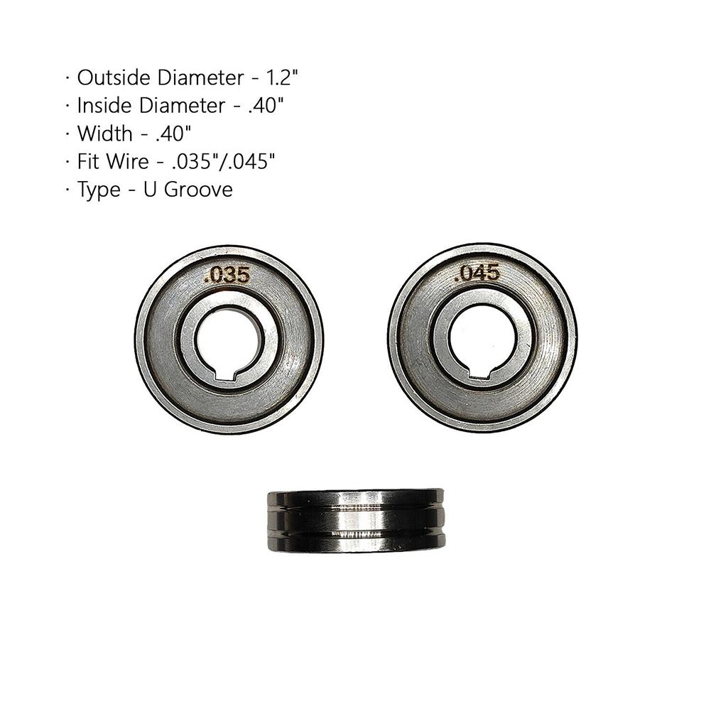 For MIG Welder 2 Shield Welding Press Roller Groove Wire Feeder