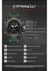 SANDA SD6252 Montre Étudiant Pour Sports d'Extérieur Multifonctionnelle Étanche Devrait Être LED Montre Électronique Homme