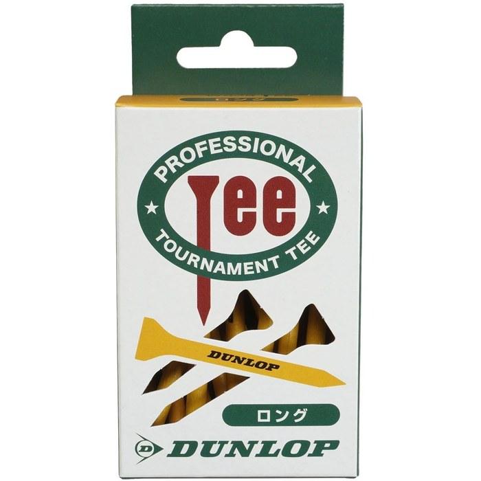 DUNLOP Golf Tee DUNLOP Wood Tee Long Yellow GGF-05508