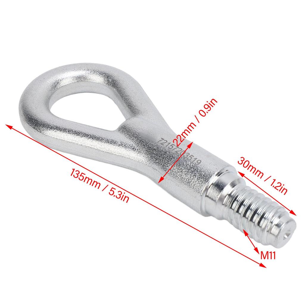 Car Tow Hook, Heavy Duty Tow Eye Hook Front Bumper Trailer Ring Cooper R50