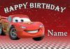 Customizable Disney Lightning McQueen backgrounds, children's birthday party decorations, photo background, baby shower banner, photo booth accessorie