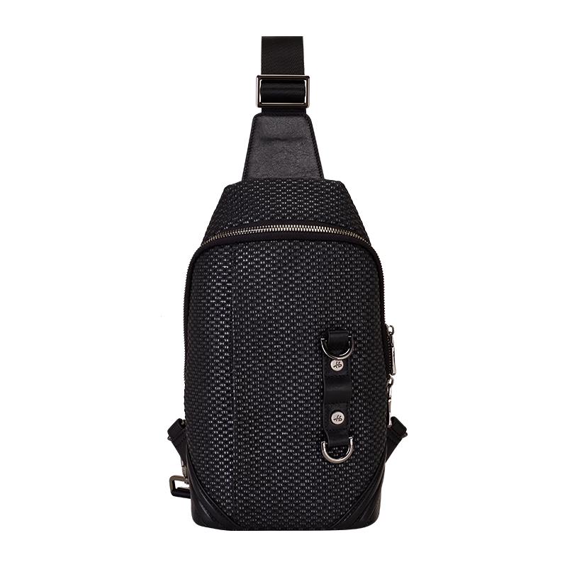 Мужская кожаная нагрудная сумка Hush Puppies