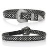 Cinture in vita con strass regolabili per jeans Cintura glitterata per donna Cowboy Cowgirl Adolescenti Gonna jeans femminile Cintura