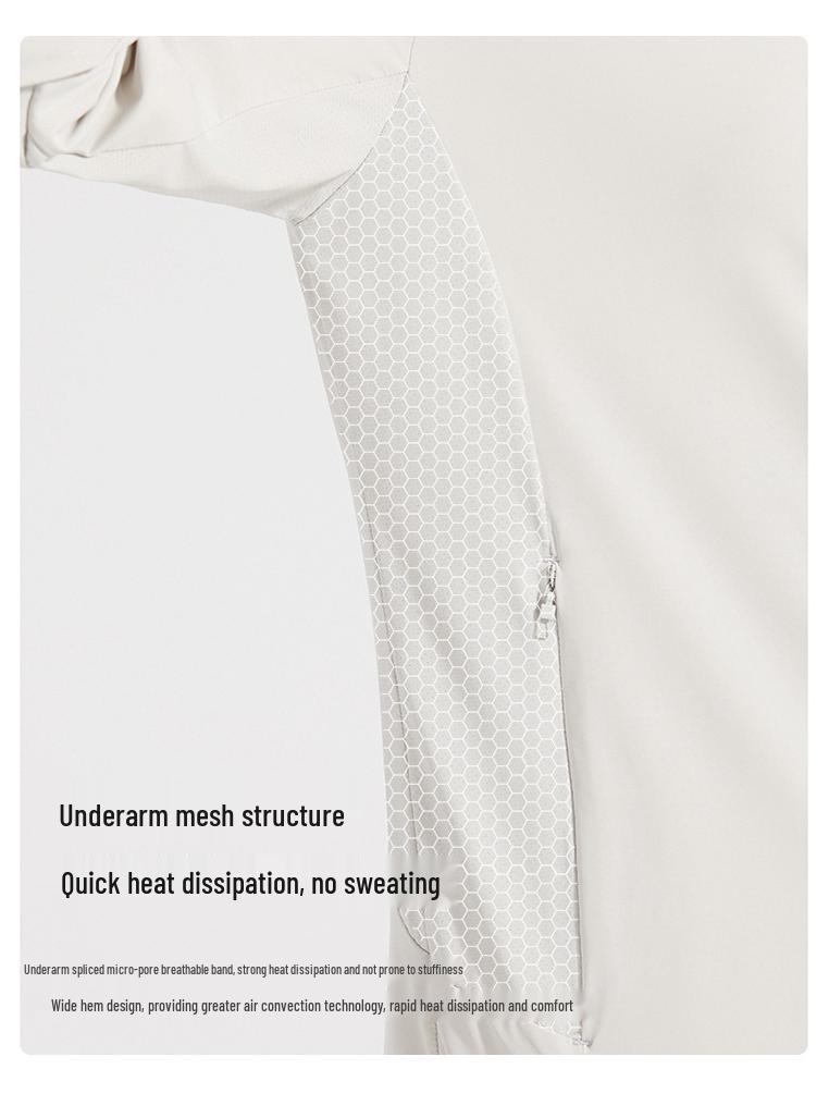 UPF50+ Ice Silk Sun Protection Clothing, Couple Style Anti-UV Hooded, Cooling & Breathable, Unisex Summer Sunscreen Wear.