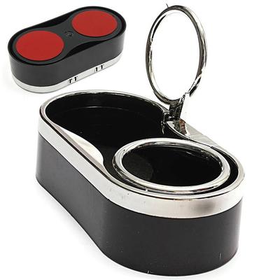Dual Cup Beverage Drink Bottle Holder Stand for Vehicle Car Truck Console