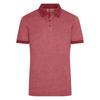 James and Nicholson Mens Heather Polo Shirt
