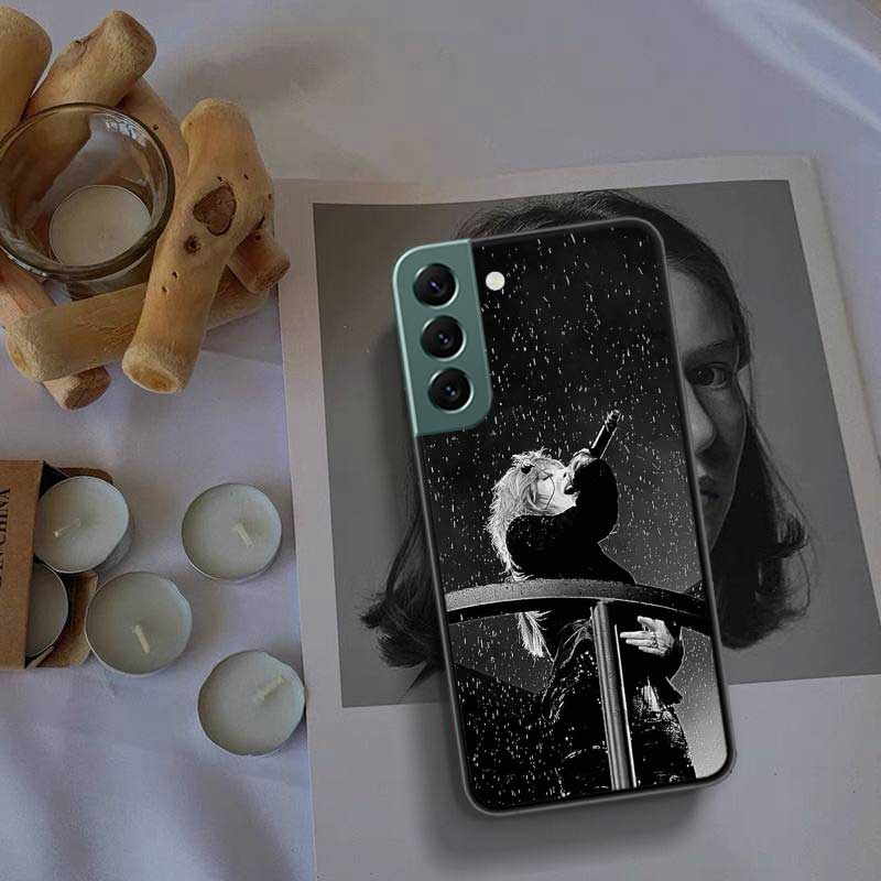 Mylene Farmer Phone Case For Samsung Galaxy S22 S25 Ultra S21 S10 Plus S26 Edge S20 S23 S24 FE Cover Silicone Soft TPU Clear