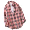2025 Women's Plaid Shirt Jacket: Stylish Loose Long Sleeve Outerwear for Autumn & Winter