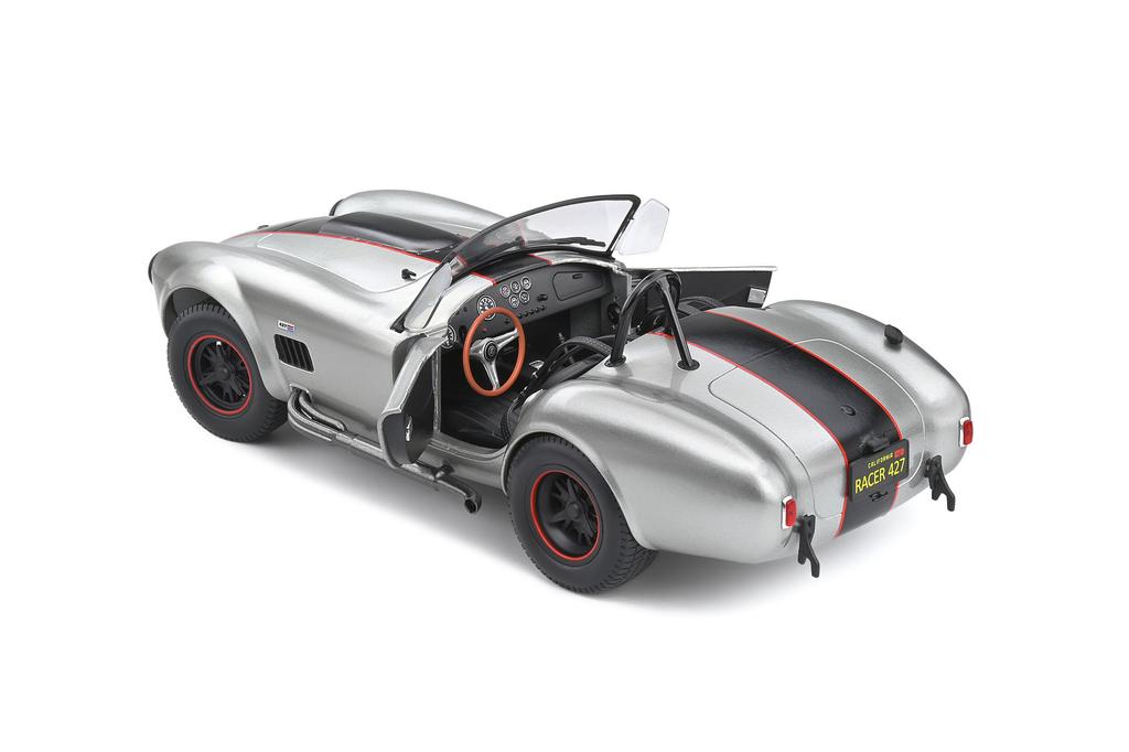 Kyosho SOLIDO Shelby Cobra 427 1965 Finished Diecast Miniature Car S1804907 1/18 Mk.2 (Silver)