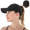 Summer High Ponytail Sun Hat Breathable Mesh Trucker Cap Adjustable Running Golf Hats Women Baseball Caps