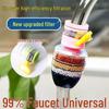 Purificateur d'eau et filtre universel anti-éclaboussures pour robinet de cuisine