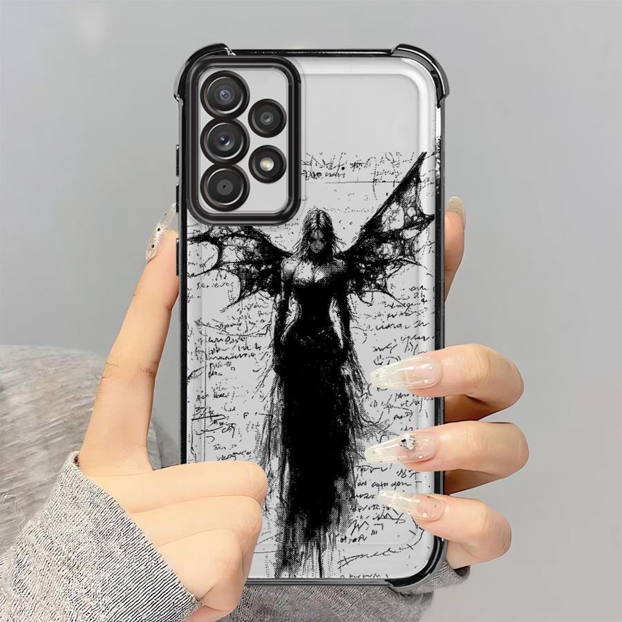 Custodia Retro Cupido Angelo per Samsung Galaxy A24 A52 A54 A34 A15 A05 A33 A50 A07 A53 A73 A13 A12 A03 A23 A51 A14 A04 A16 A06