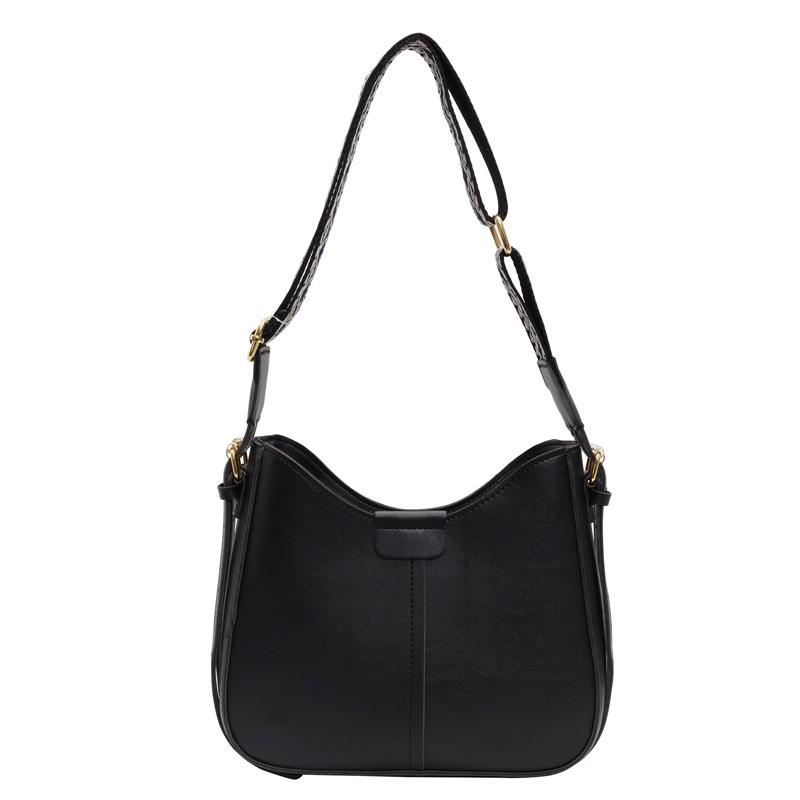 

Мягкая кожаная сумка на одно плечо для женщин, сумка через плечо, универсальная, продвинутая, ретро, популярная, монохромная, модная, новая