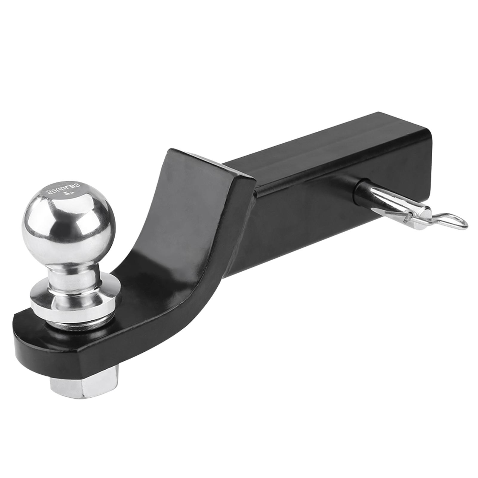 

2Inch 50mm Trailer Ball Mount Tongue Hitch Receiver for Towing Towbar Caravan Truck чёрный