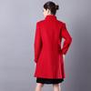 Anlom Women's Wool Blend Mid-Length Coat