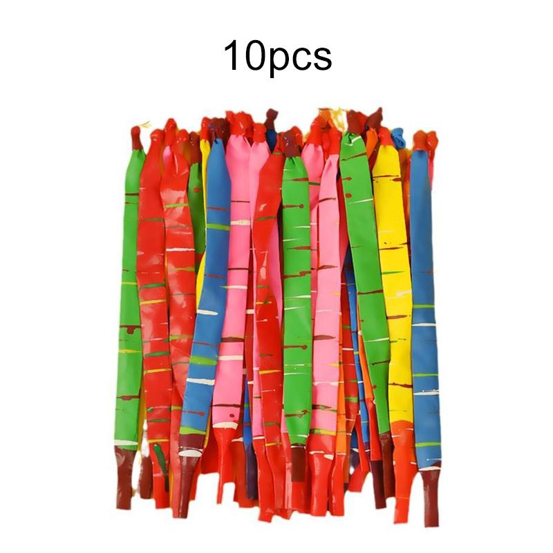 10/20pcs Rocket Balloon Flying Squeaking Mixed Color Outdoor Activities Games Latex Balloon Festive Wedding Party Decoration TMZ