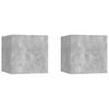 Nightstands 2 pcs Concrete Grey 30.5 x 30 x 30 cm Particleboard