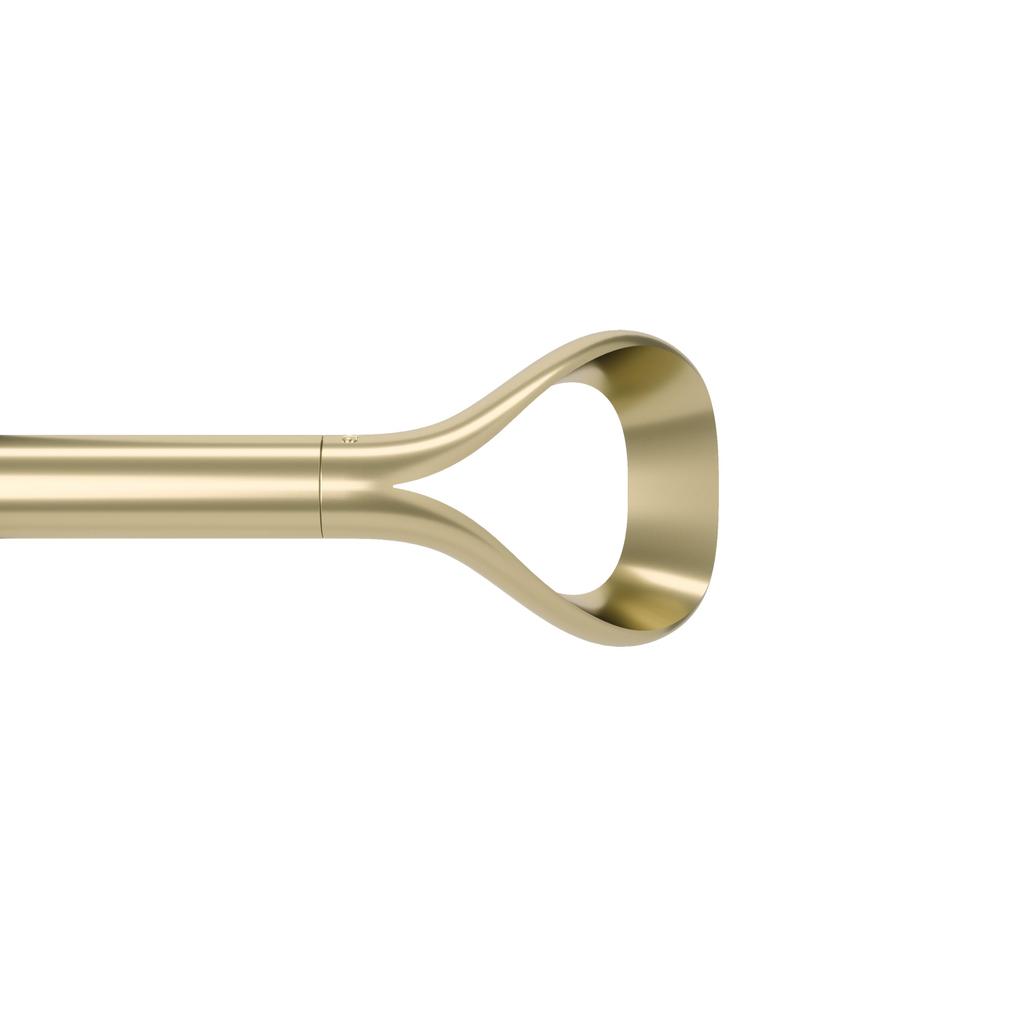 Official umba Loop Curtain Rod, Gold