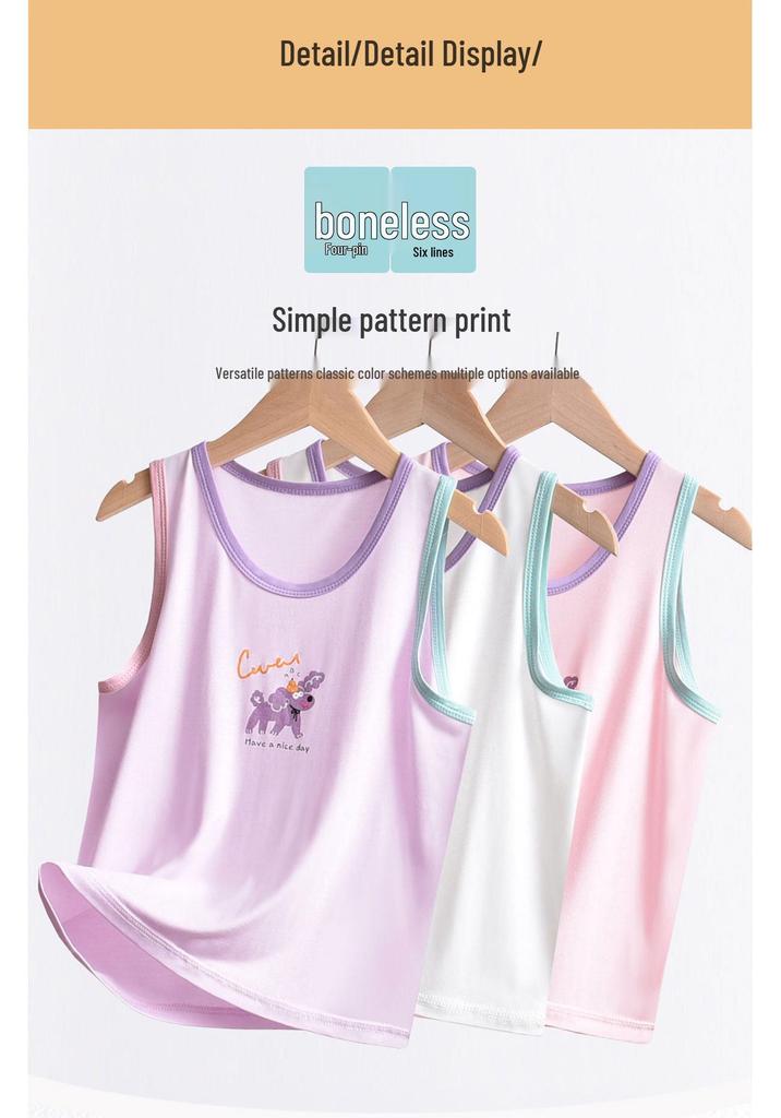 Damen Sommer Ice Silk Camisole: Leichte Modalweste für Kinder