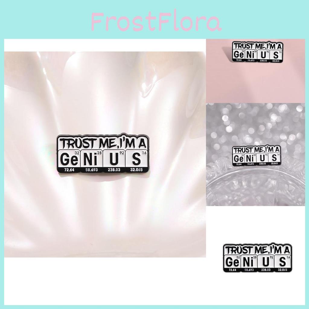 Chemical Element Multifunctional Brooch With Vibrant Colors For Accessories Fashion