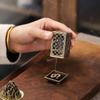 Square Vertical Incense Burner Small Alloy Incense Holder Indoor Aromatherapy Home Ornament Chinese Plum Inense Burners