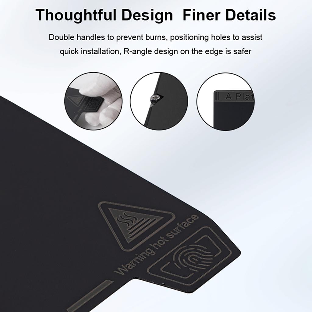 Creality  K1 Max PEI Smooth Build Plate 315x310mm Without Soft Magnetic Mat Easy Model Removal Suitale for K1 Max 3D