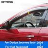For Dodge Journey Jcuv For Fiat Freemont 2009-2018   Window Visor Wind Deflector Sun Shade Rain Shield Awning Shelter