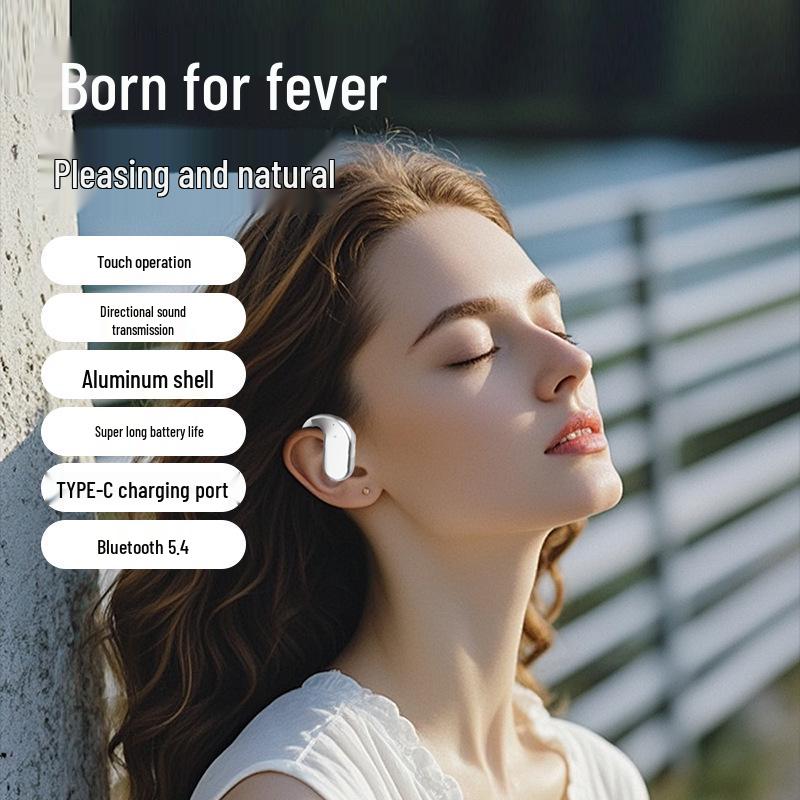 OWS18 Bluetooth Headset: In-ear, Aluminum Alloy, Wireless with Long Battery Life