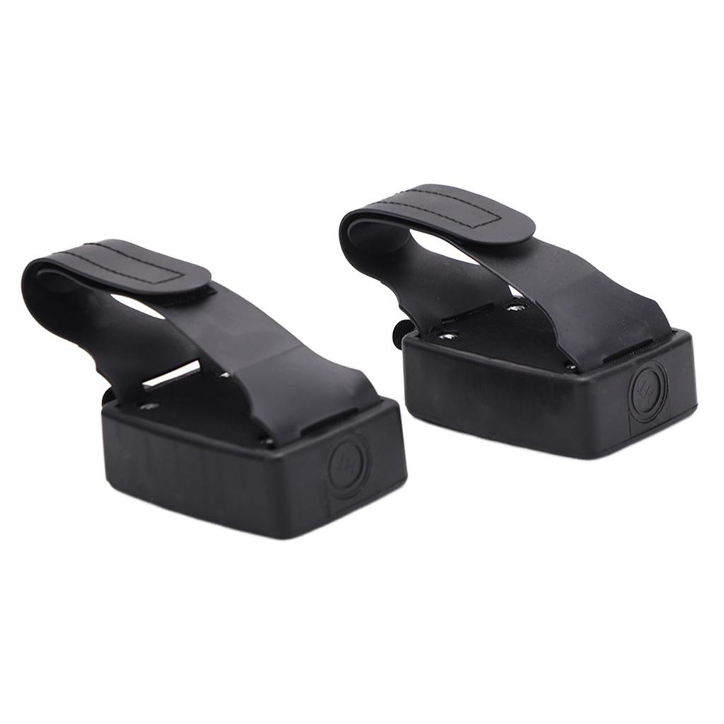 1 Pair Exercise Bike Pedals Easy to Install Universal with Straps Fitness Equipment for Riding