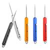 Push-pull Titanium Toothpicks Tooth Cleaning Fruit Toothpick Metal Toothpick Outdoor Picnic