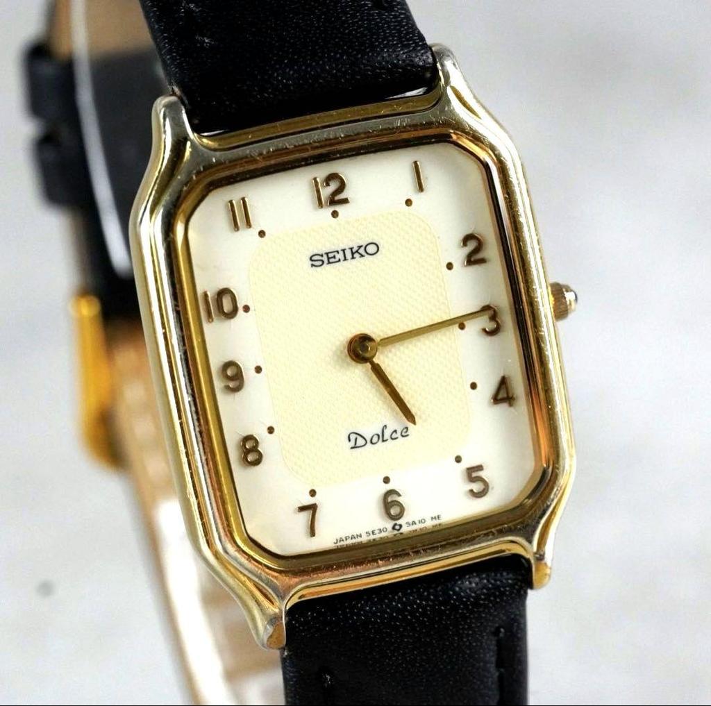 [USED] SEIKO Dolce Rectangular Women's Quartz Watch
