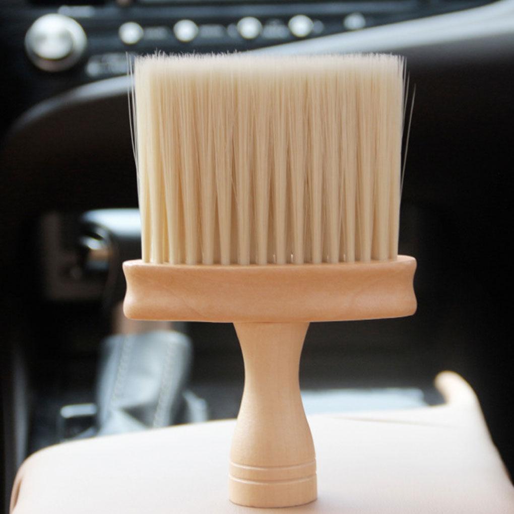Interior Cleaning Wooden Brush For Auto Car Detailing Auto Car Interior Cleaning Wooden Brush