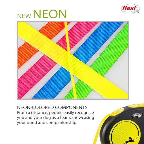 Flexi New Neon Tape, Small (Under 15kg), 5m [Dog Lead]
