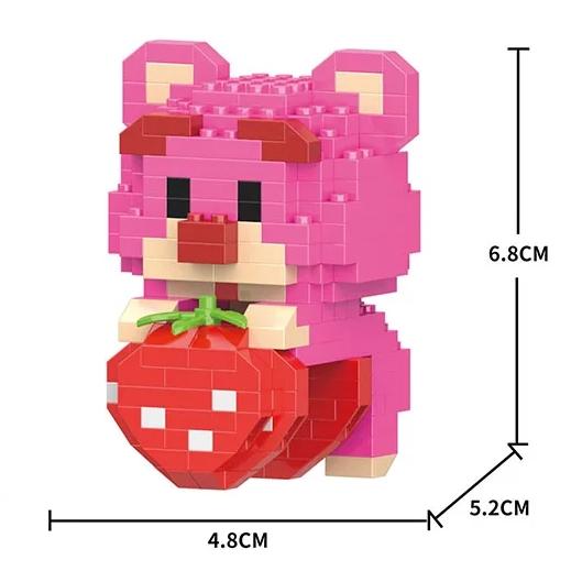 Disney Anime Prinzessin Bausteine Stitch Mickey Mouse Mini Action Spielfiguren Blöcke Spielzeug Ziegel Zusammenbauen Spielzeug Kinder Geschenke