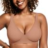 Women's Deep, Bra No Rim Comfort Bra Support No Rim Bra, Shirt Gather Bra