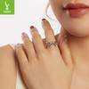 Wind Big Butterfly Open Ring Women'S Niche Premium Light Luxury S925 Sterling Silver Jewelry Ring Batch