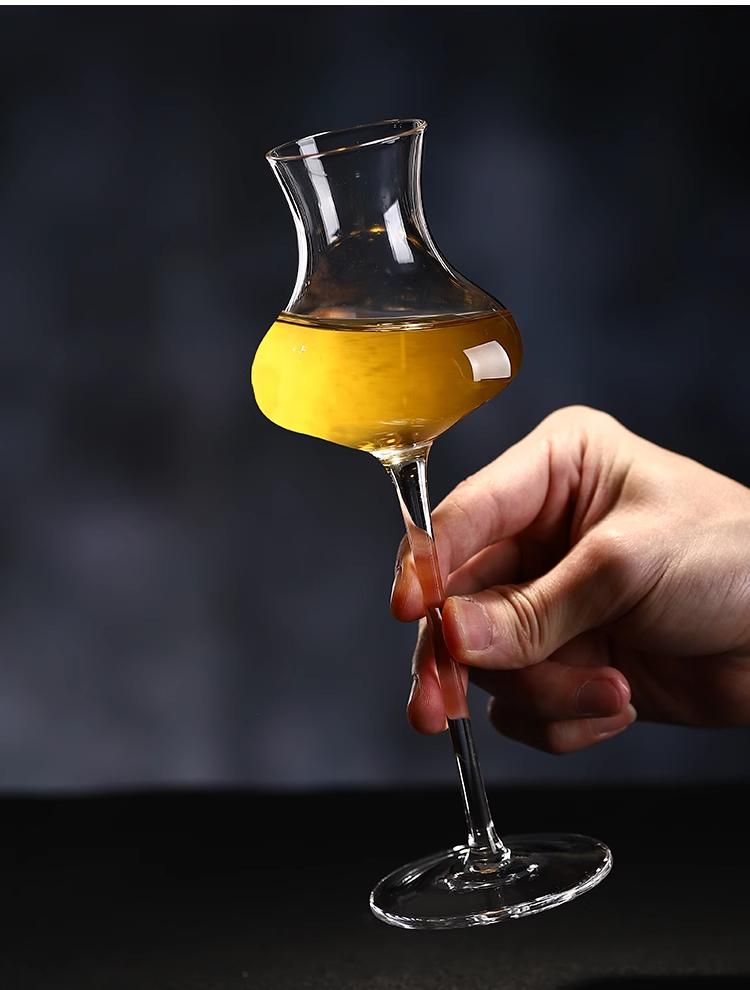 125ml bezolovnatý křišťálový aromatický pohár na víno šampaňské degustační sklenice elegantní sklenice na whisky pohár na čisté pití